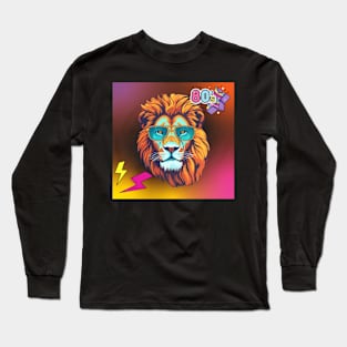 The King-Retro 80s Granite Art Long Sleeve T-Shirt